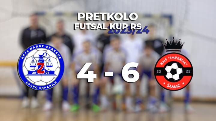 Poraz u pretkolu Kupa RS od ekipe KMF Imperija